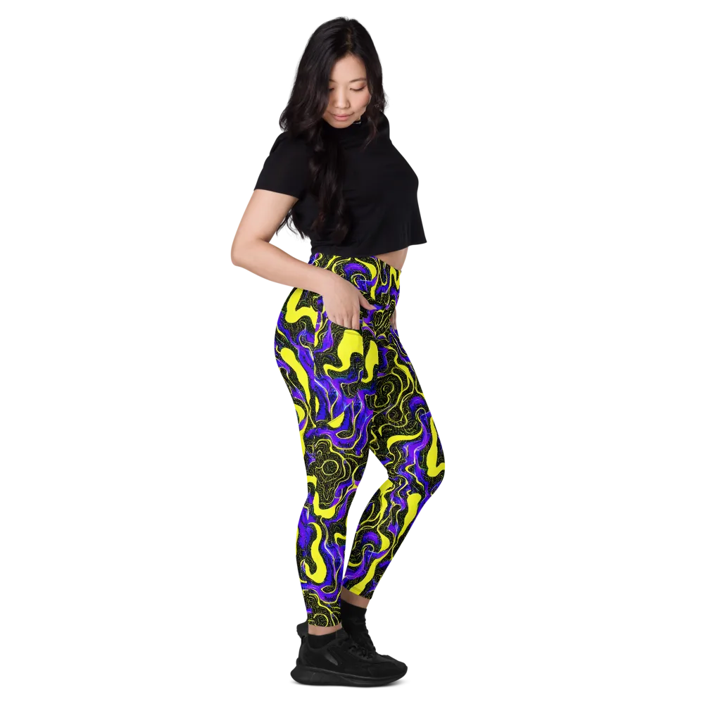Rebel Circuit on Leggings with Pockets — Right