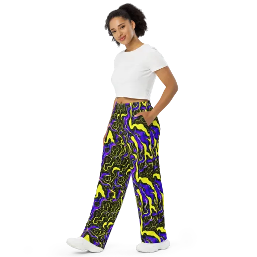 Rebel Circuit on a Wide-Leg Pants
