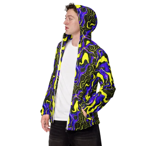 Rebel Circuit on a Men's Windbreaker