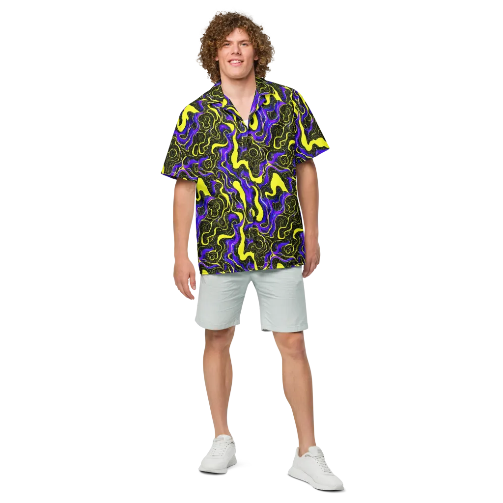 Rebel Circuit on Button Shirt — Front