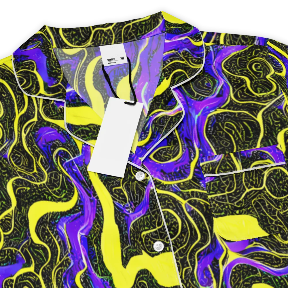 Rebel Circuit on Women's Short Sleeve Pajama Top — Product details