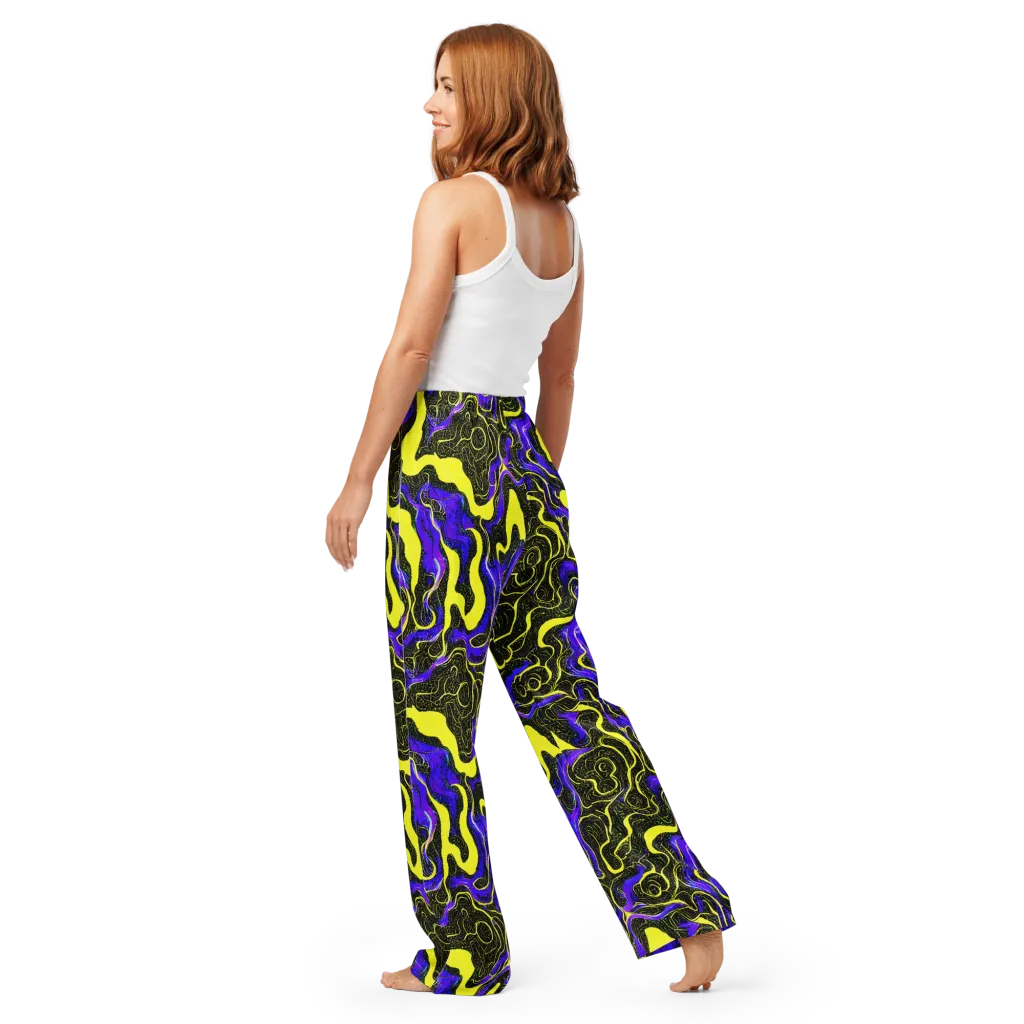 Rebel Circuit on Women's Pajama Pants — Back