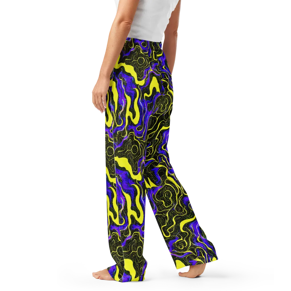 Rebel Circuit on Women's Pajama Pants — Left