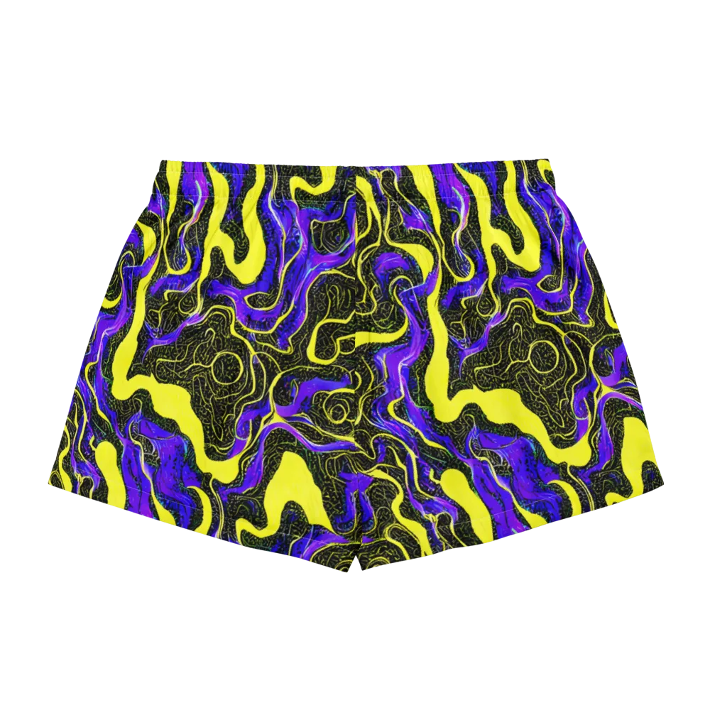 Rebel Circuit on Women's Pajama Shorts — Back