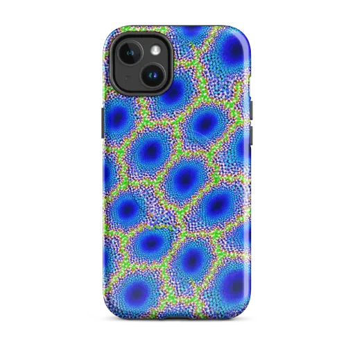 Cobalt Mosaic on a MagSafe Tough Case for iPhone®