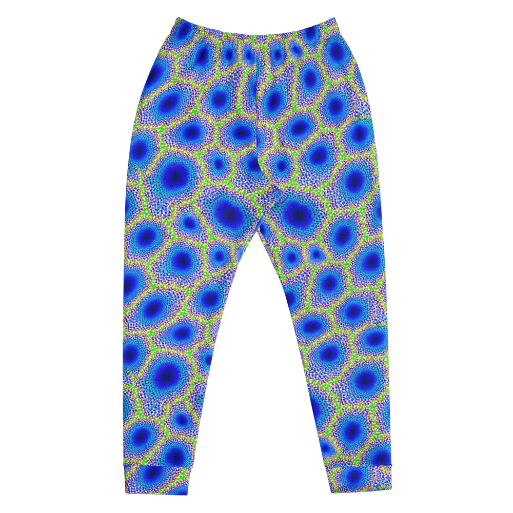 Cobalt Mosaic on Men's Joggers — Front