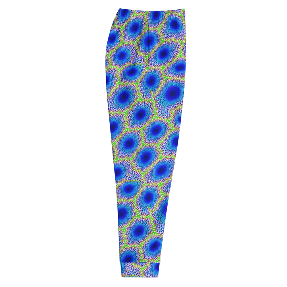Cobalt Mosaic on Men's Joggers — Right