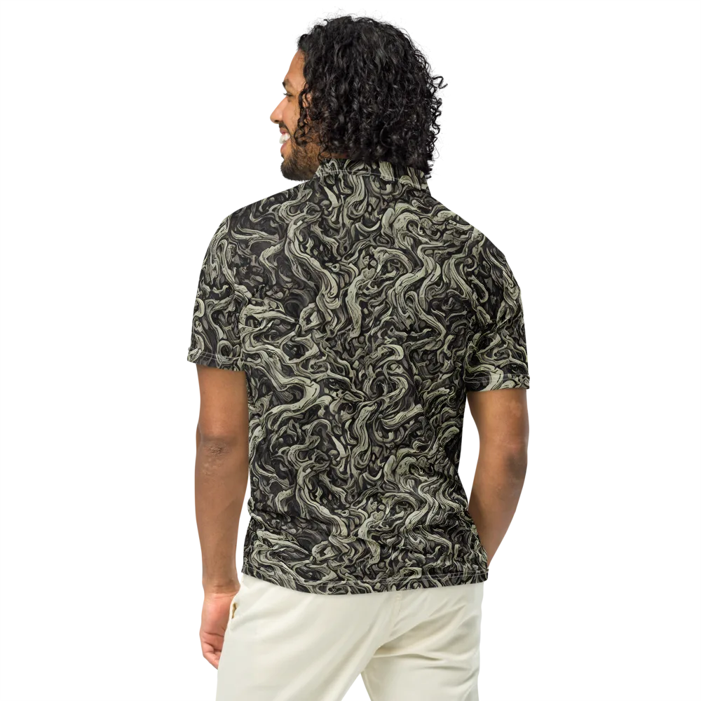 Bone Tide on Men's Slim Fit Polo Shirt — Back