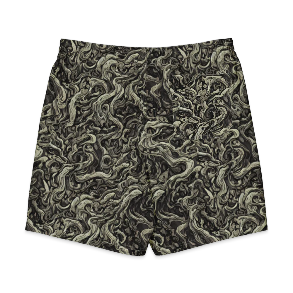 Bone Tide on Men's Board Shorts — Back