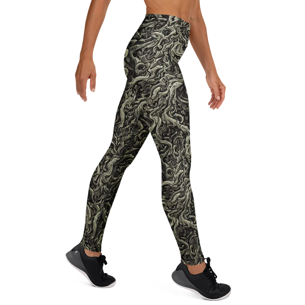 Bone Tide on Yoga Leggings — Right