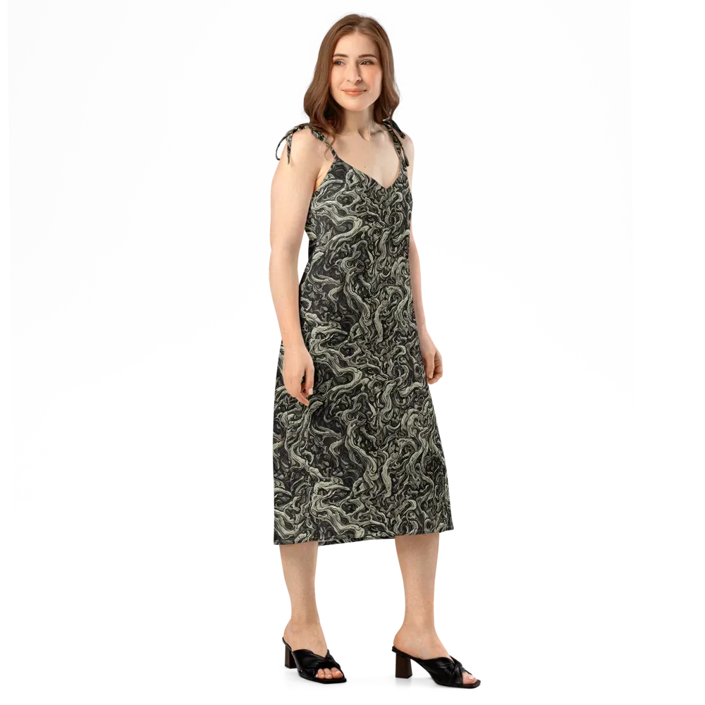 Bone Tide on Slip Dress — Right Front