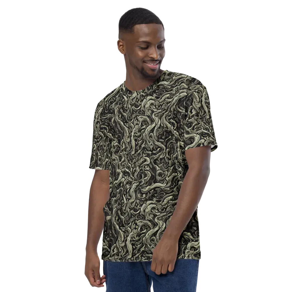Bone Tide on Men's Crew Neck T-Shirt — Left