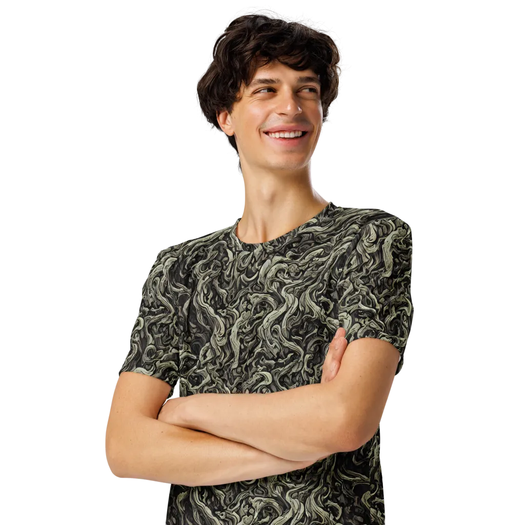 Bone Tide on Men's Crew Neck T-Shirt — Left Front