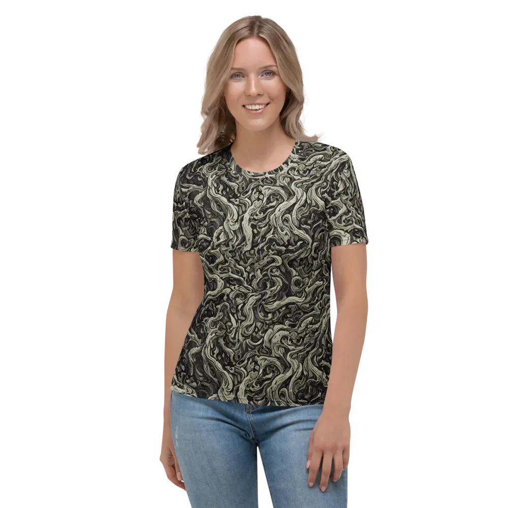 Bone Tide on Women's Crew Neck T-Shirt — Front
