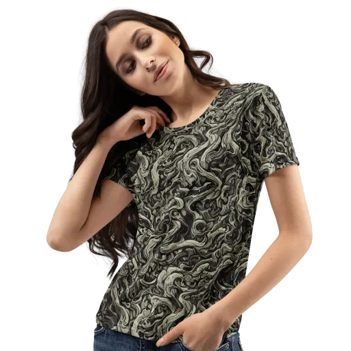 Bone Tide on a Women's Crew Neck T-Shirt