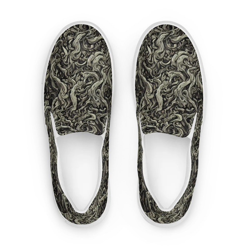 Bone Tide on Men's Slip-On Canvas Shoes — Front