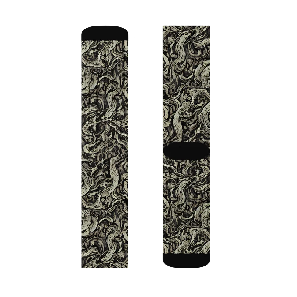 Bone Tide on Socks — Left Sock