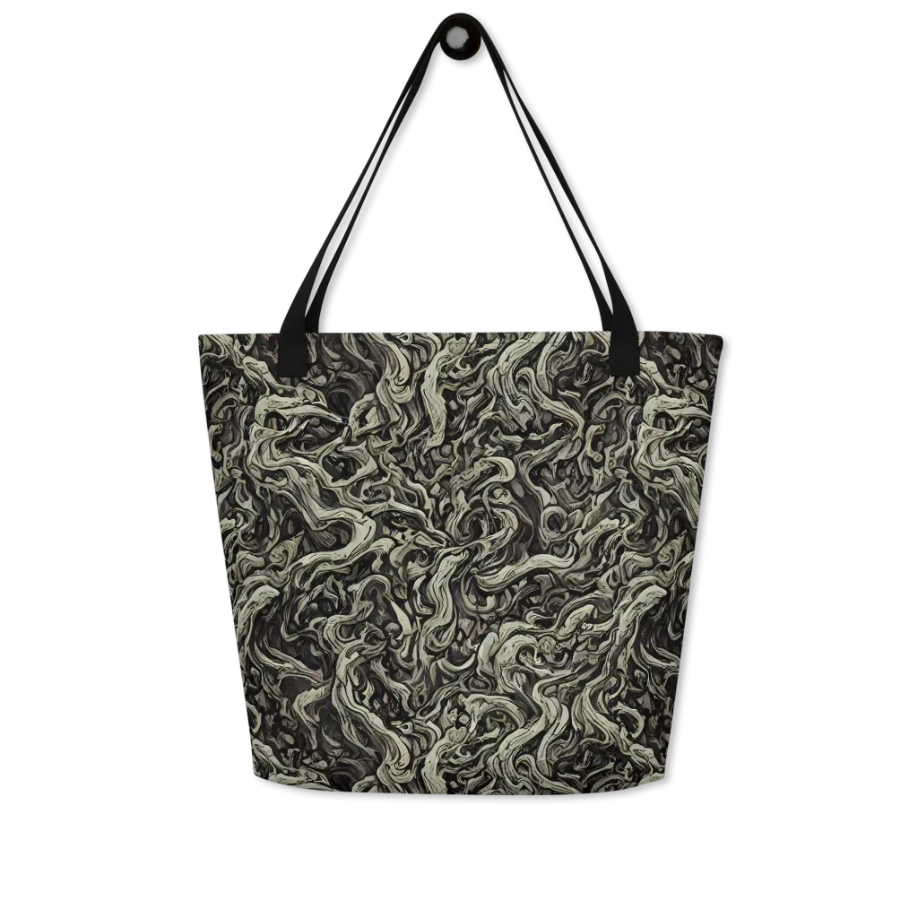 Bone Tide on Large Tote Bag W/ Pocket — Front