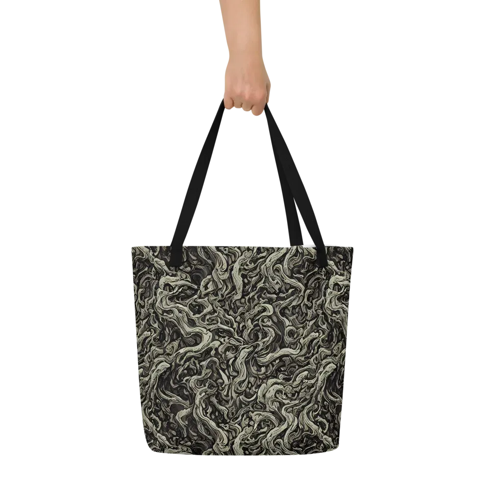 Bone Tide on Large Tote Bag W/ Pocket — Front