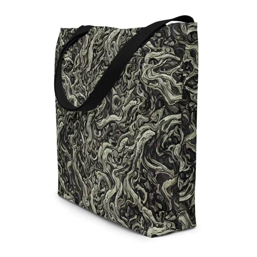 Bone Tide on Large Tote Bag W/ Pocket — Front