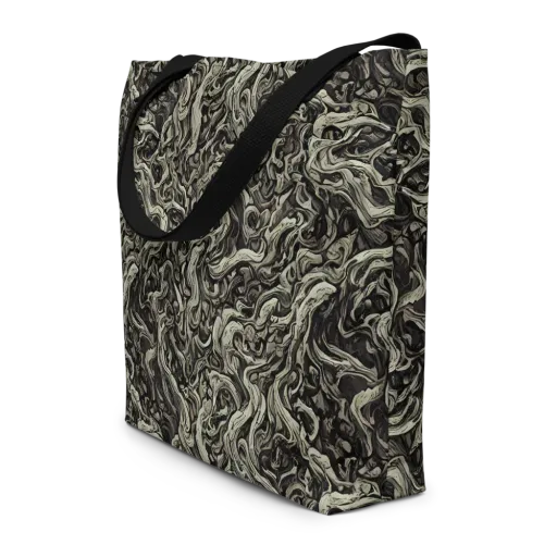 Bone Tide on a Large Tote Bag W/ Pocket
