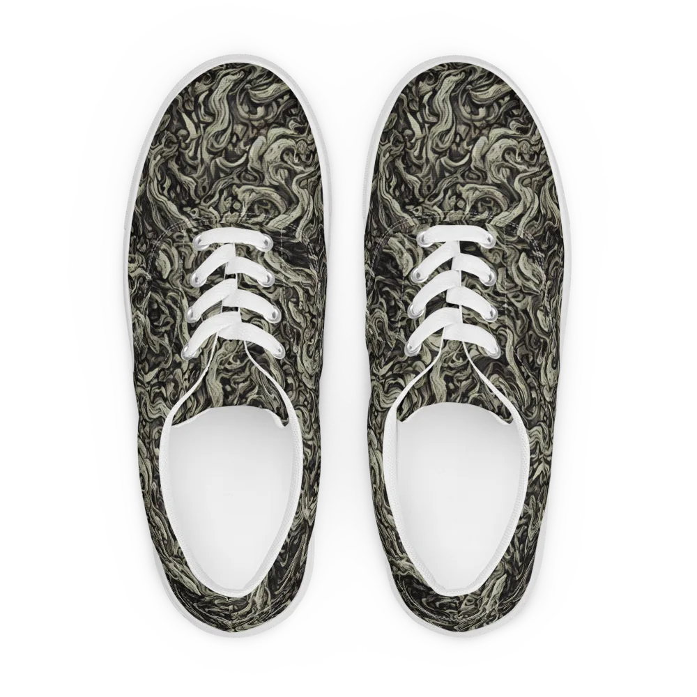Bone Tide on Men's Lace-Up Canvas Shoes — Front