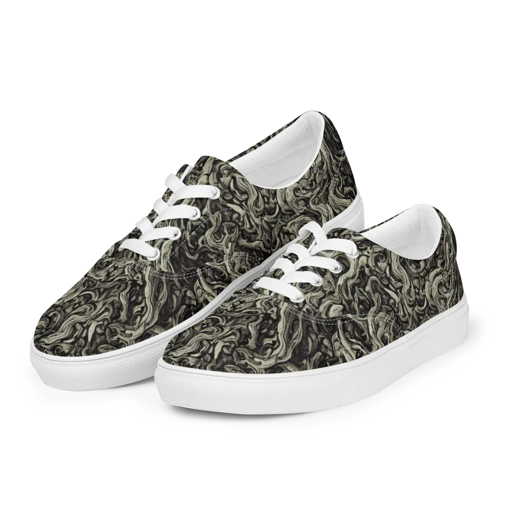 Bone Tide on Men's Lace-Up Canvas Shoes — Left Front