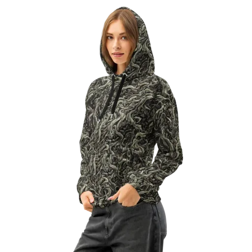 Bone Tide on a Cotton Hoodie