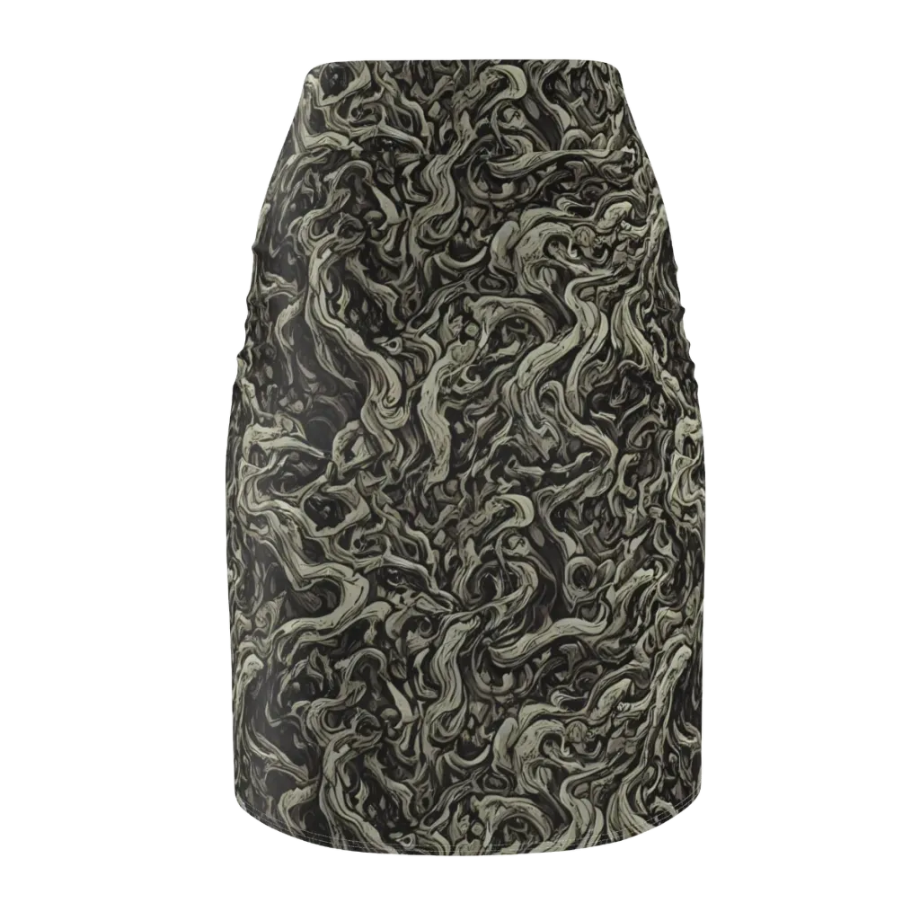 Bone Tide on Pencil Skirt — Back