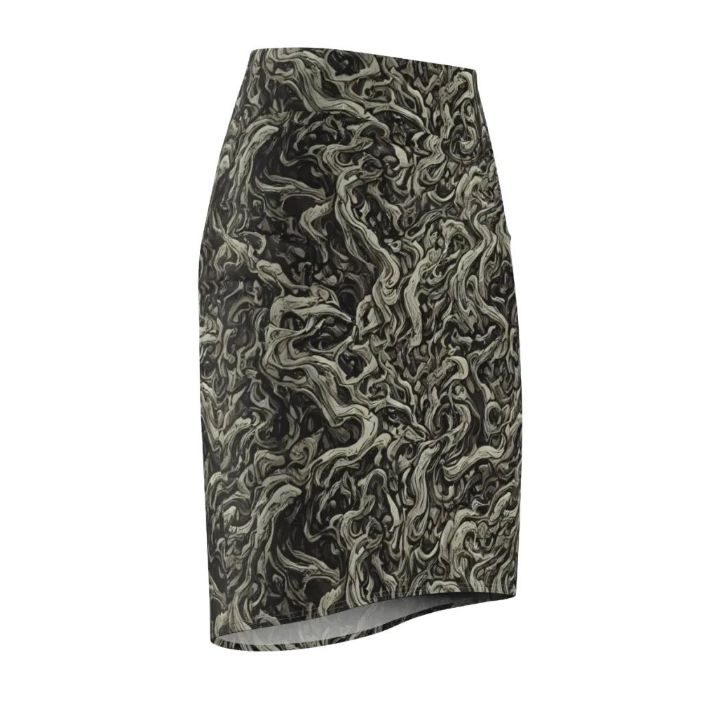 Bone Tide on Pencil Skirt — Front Side
