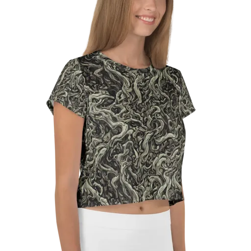 Bone Tide on a Crop Tee