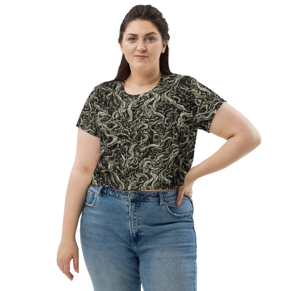 Bone Tide on Crop Tee — Front