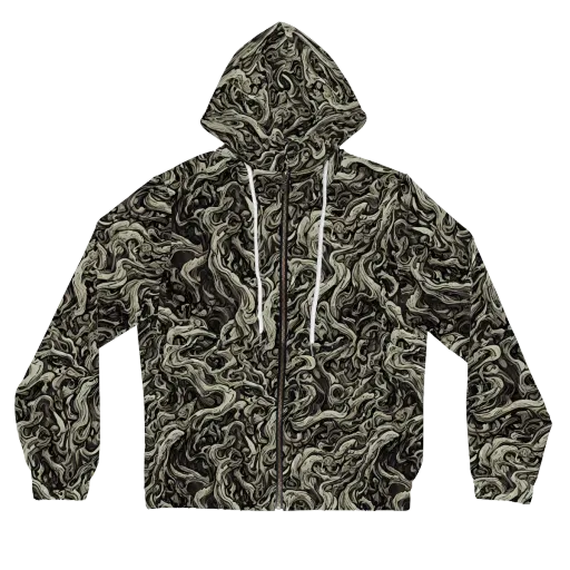 Bone Tide on a Women's Full-Zip Hoodie