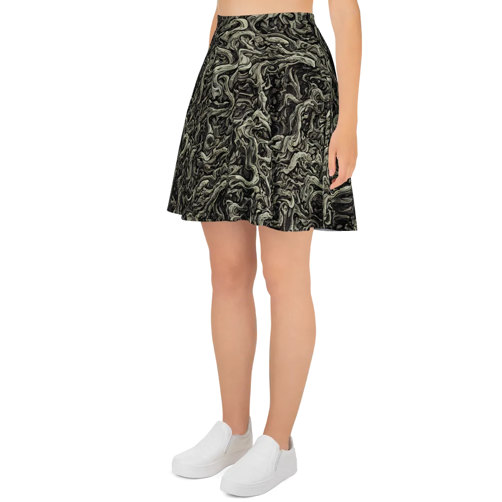 Bone Tide on Skater Skirt — Left