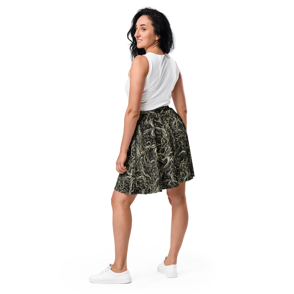 Bone Tide on Skater Skirt — Back