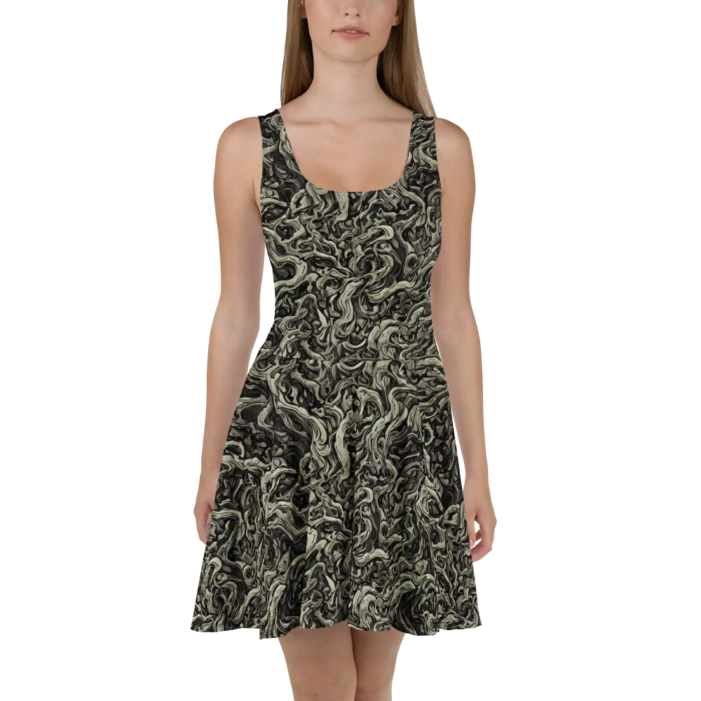 Bone Tide on Skater Dress — Front