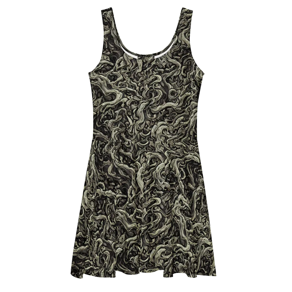 Bone Tide on Skater Dress — Front