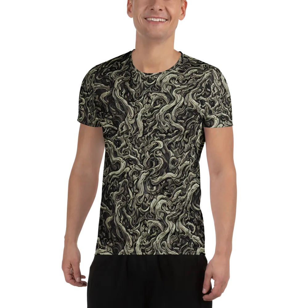 Bone Tide on Men's Athletic T-Shirt — Front