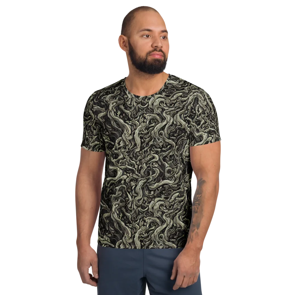 Bone Tide on Men's Athletic T-Shirt — Front