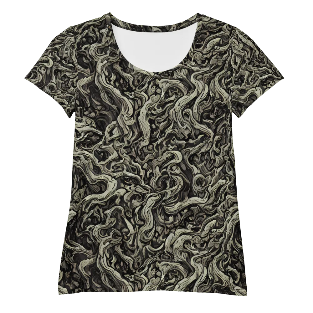 Bone Tide on Women's Athletic T-Shirt — Front