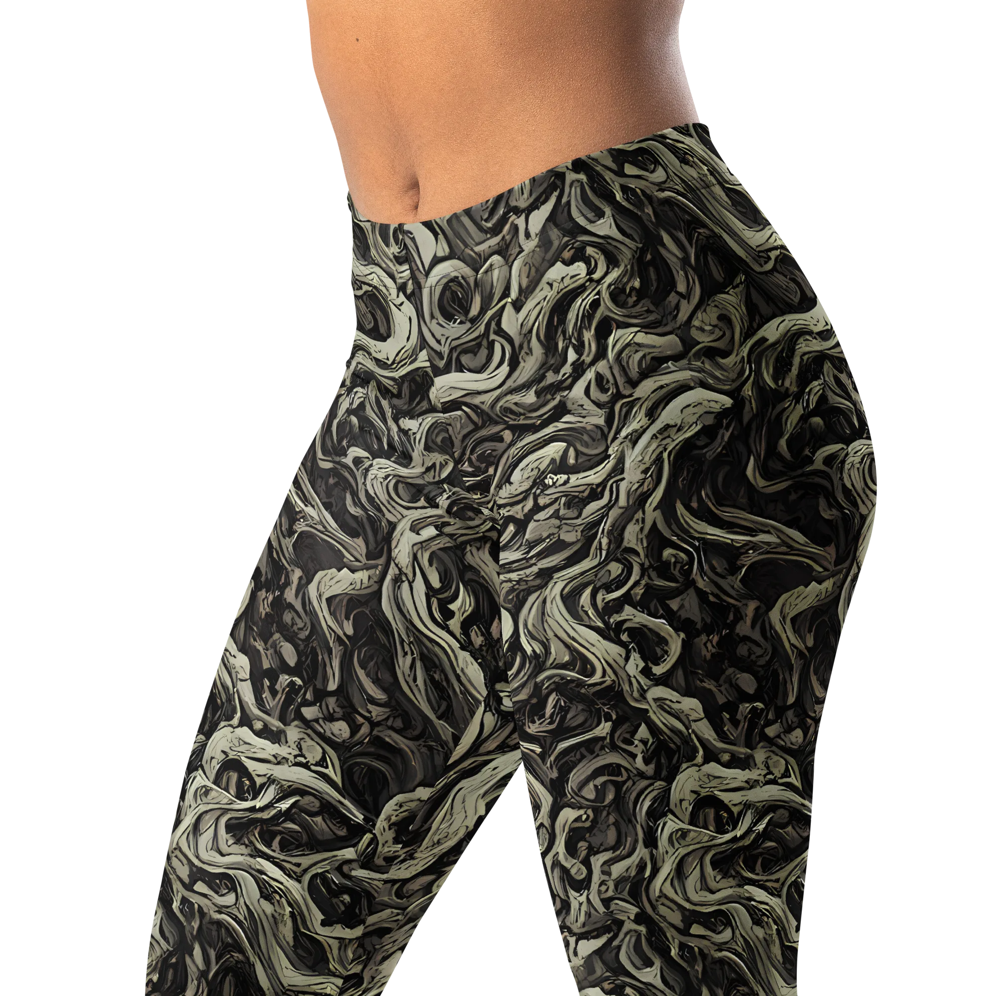 Bone Tide on Leggings — Left Front