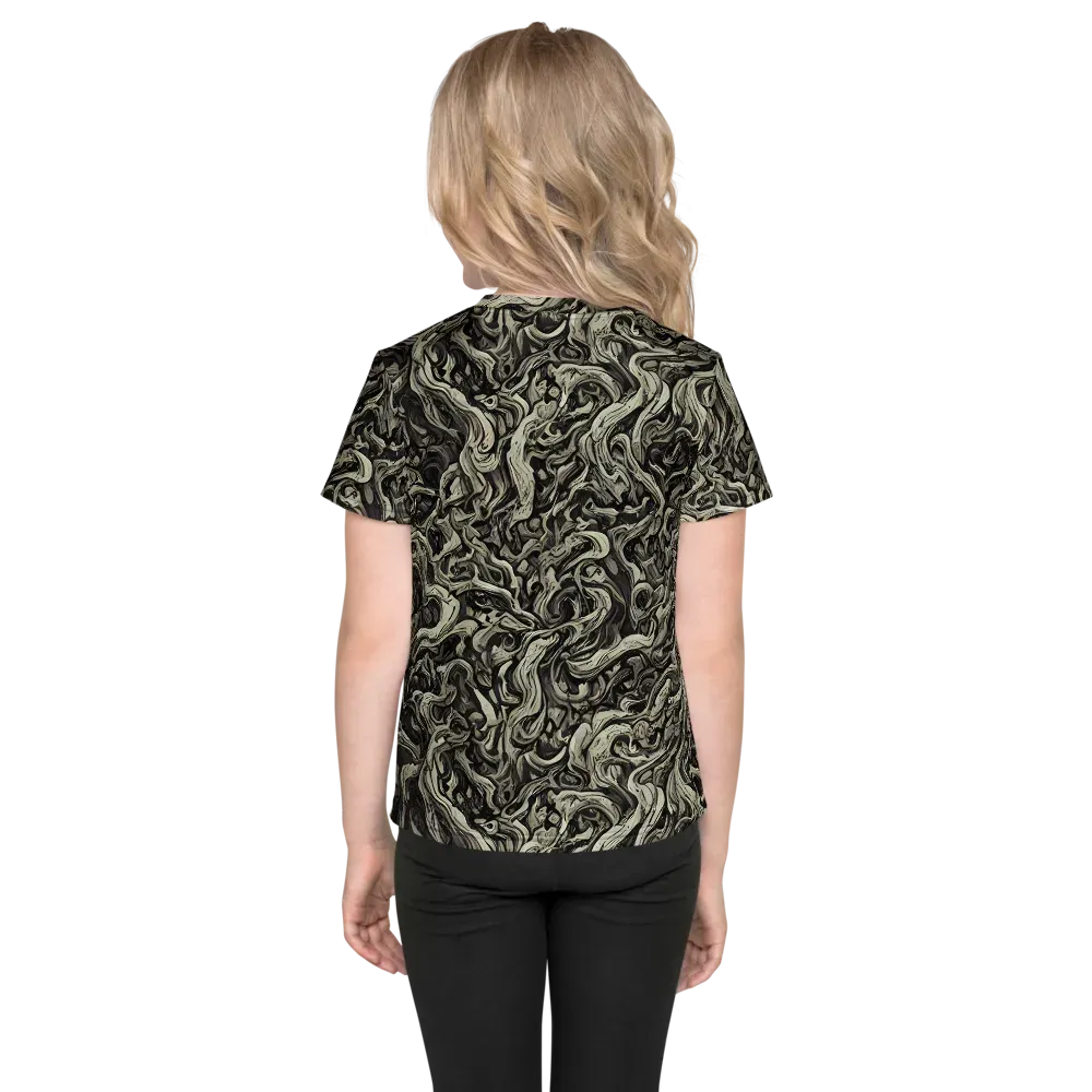 Bone Tide on Kids Crew Neck T-Shirt — Back