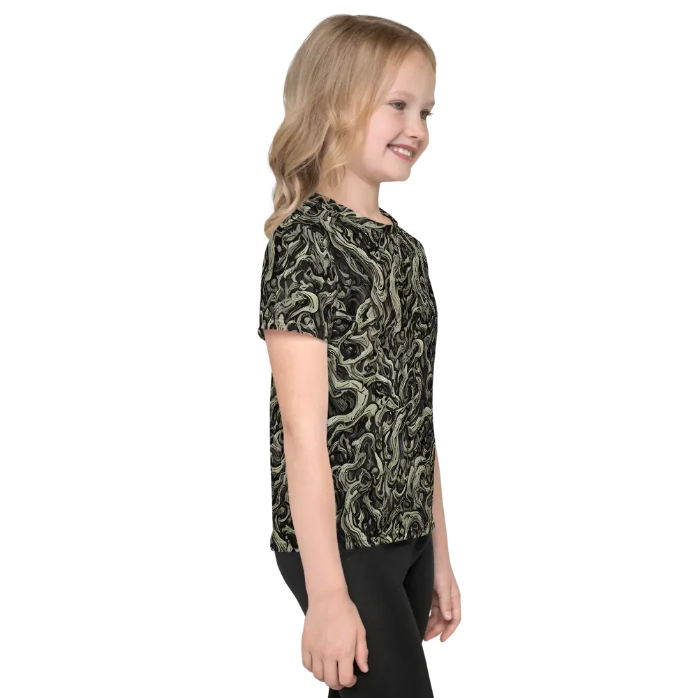 Bone Tide on Kids Crew Neck T-Shirt — Right
