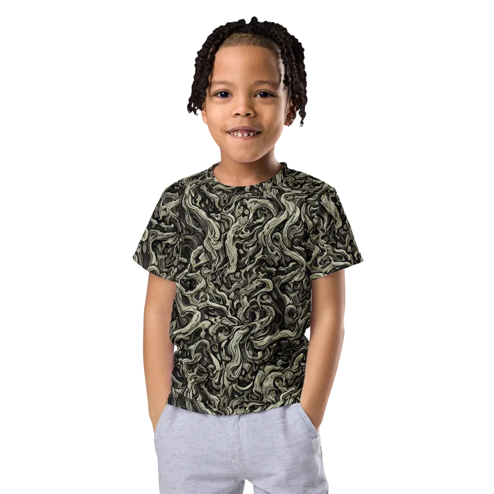 Bone Tide on Kids Crew Neck T-Shirt — Front