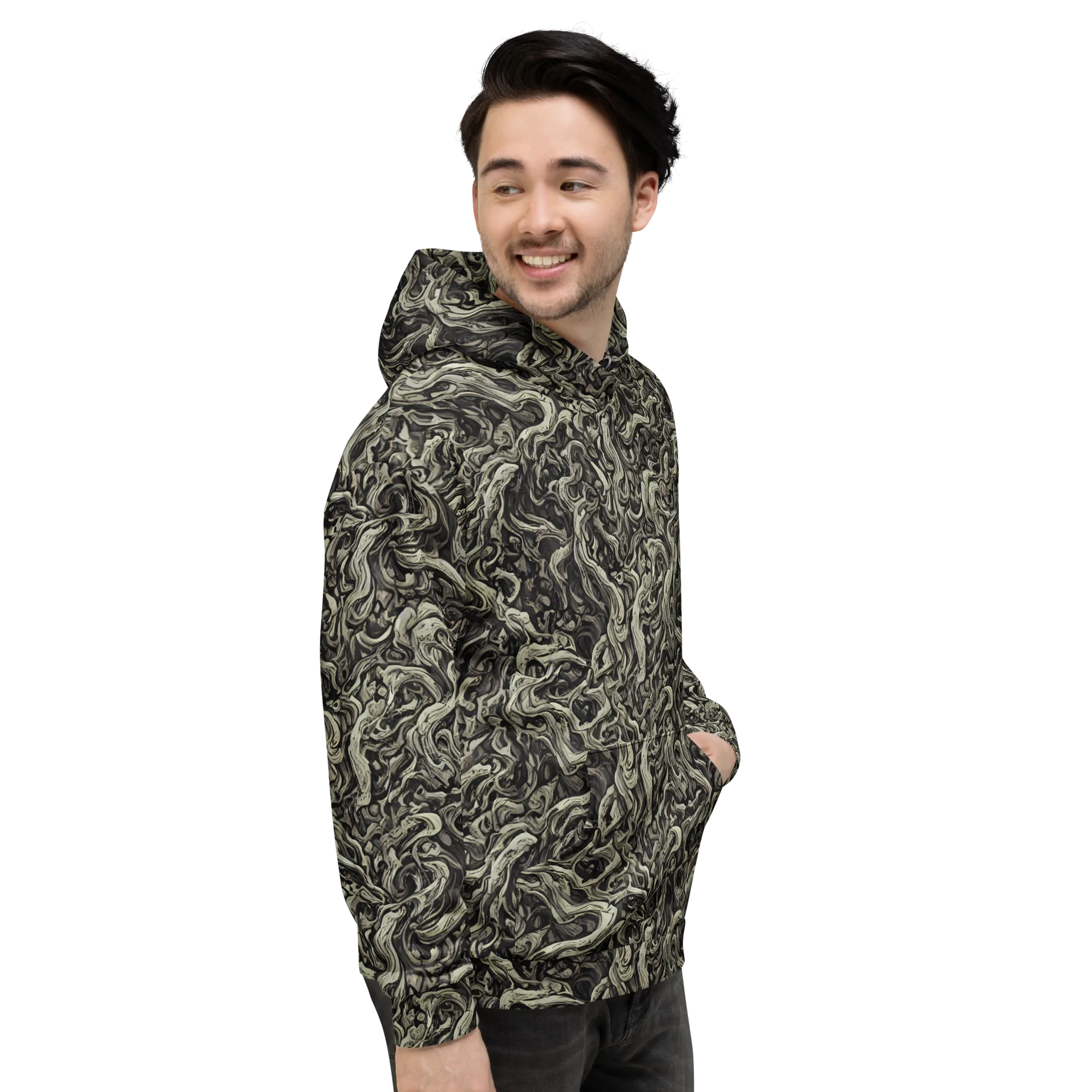 Bone Tide on Hoodie — Right