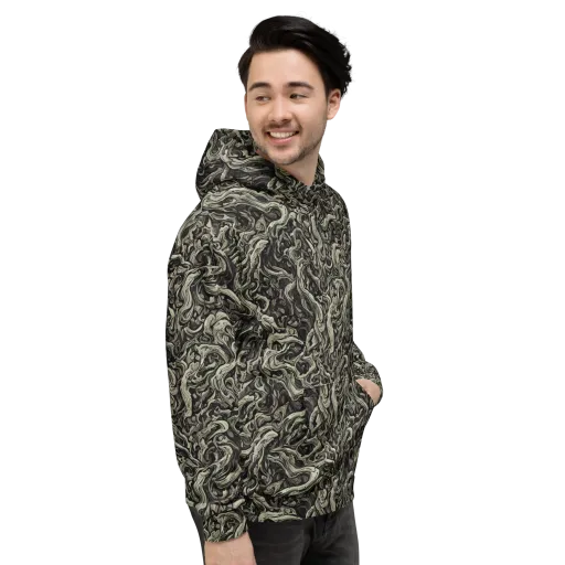 Bone Tide on a Hoodie