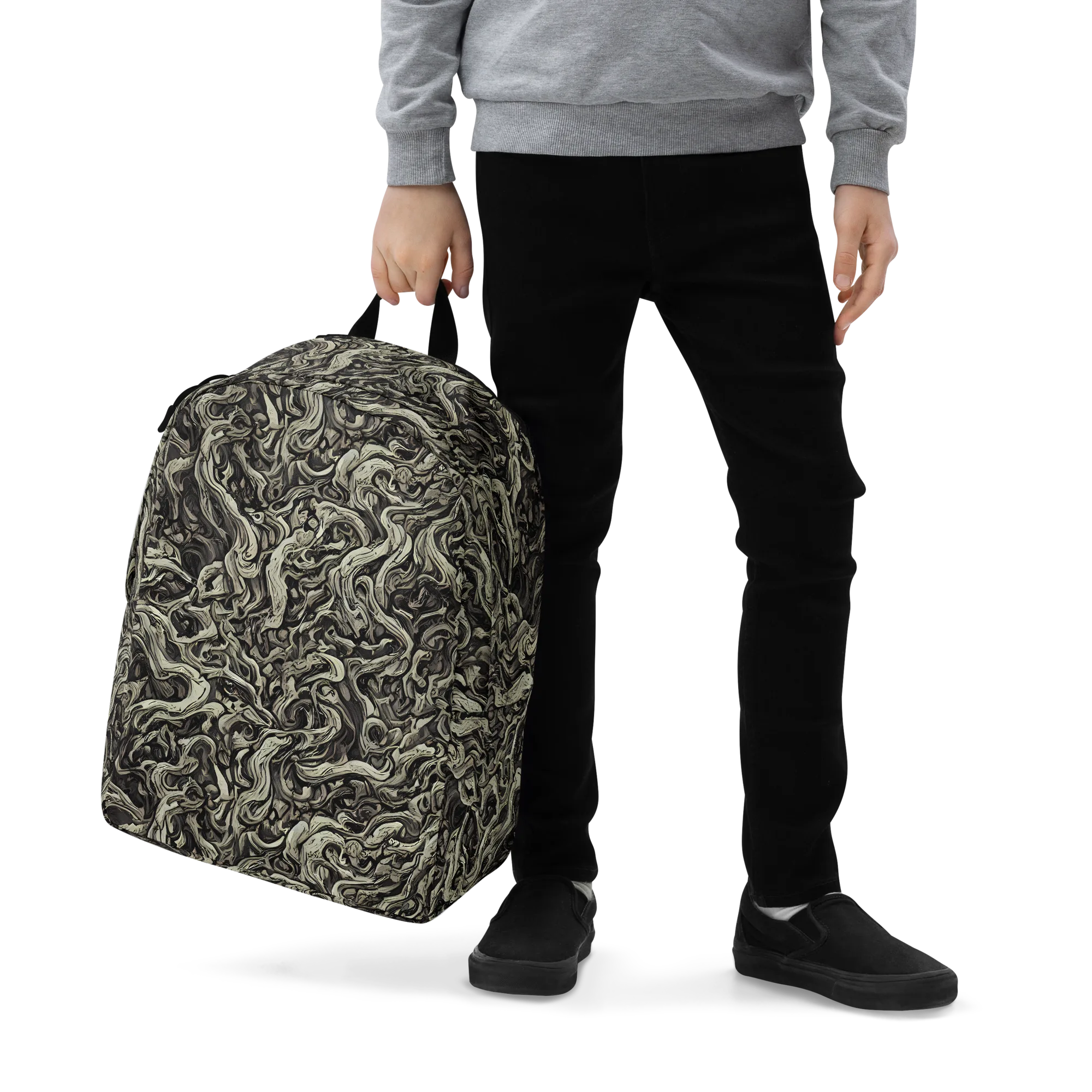 Bone Tide on Minimalist Backpack — Zoomed-in