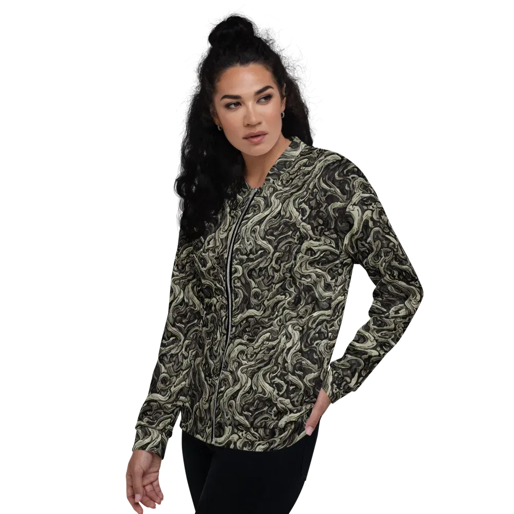 Bone Tide on Bomber Jacket — Left