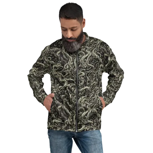 Bone Tide on a Bomber Jacket