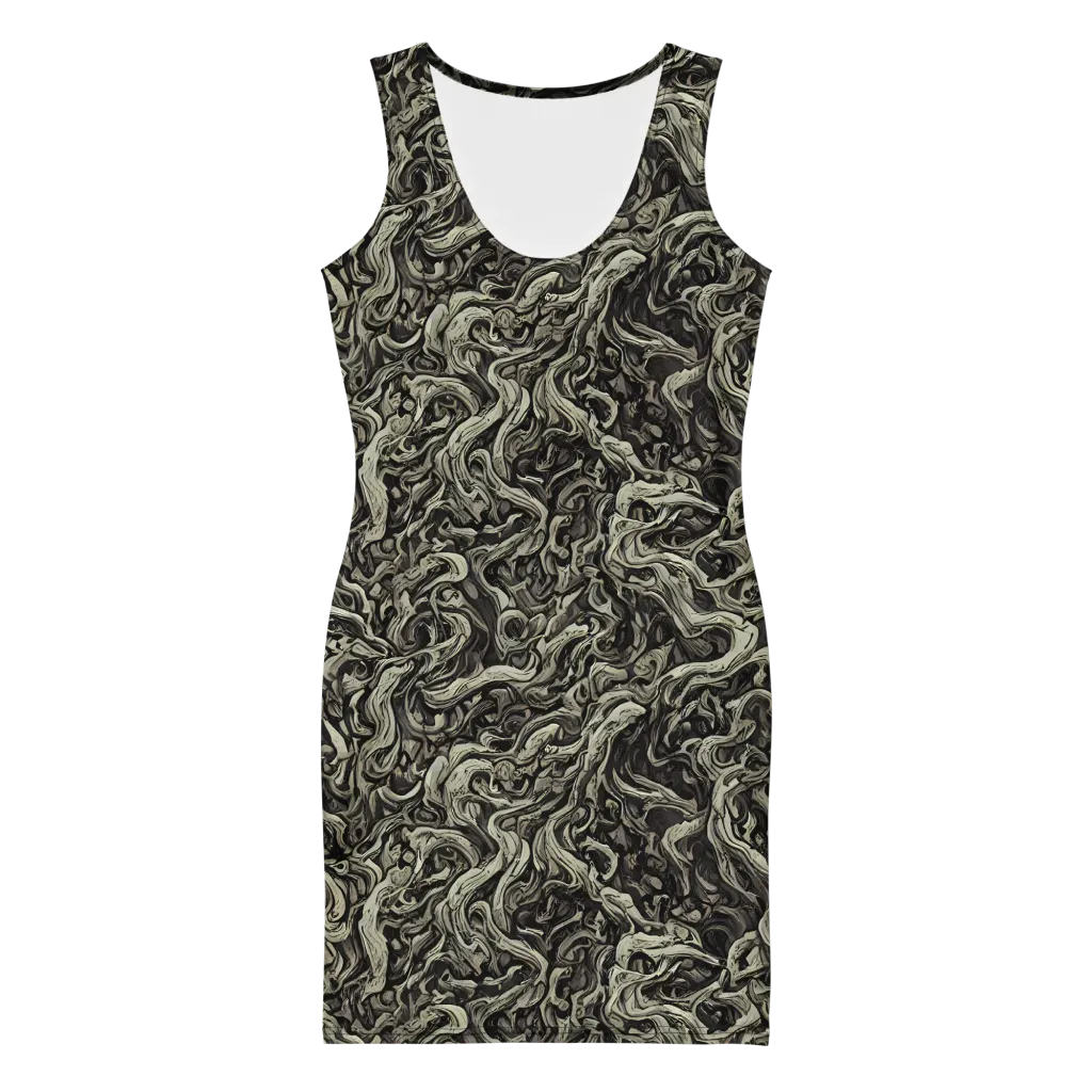 Bone Tide on Bodycon Dress — Front